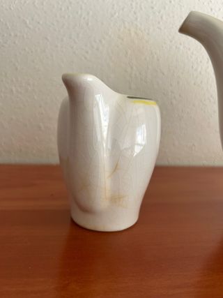 Tetera y taza vintage ceramica Segovia