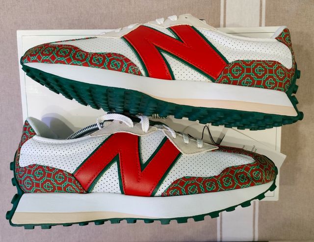 New Balance 327 x Casablanca Red Monogram