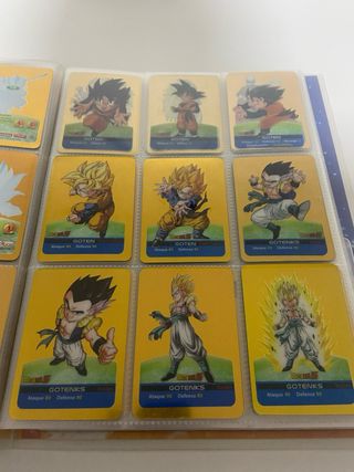 Album COMPLETO lamincards oro Dragon Ball