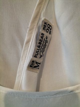 Camiseta cruzada pull Bear talla s