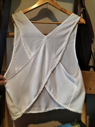 Camiseta cruzada pull Bear talla s