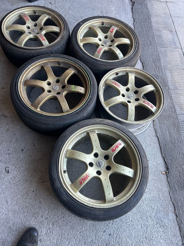 5 llantas rays de 350z