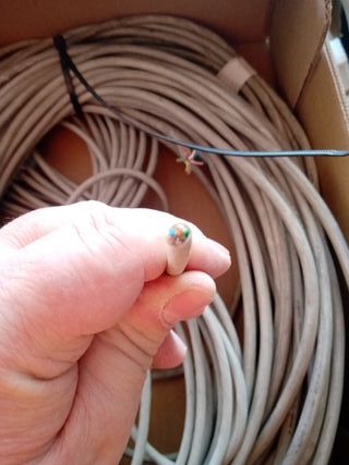 MANGUERA CON 8 CABLES DE COLOR