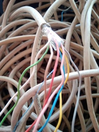 MANGUERA CON 8 CABLES DE COLOR