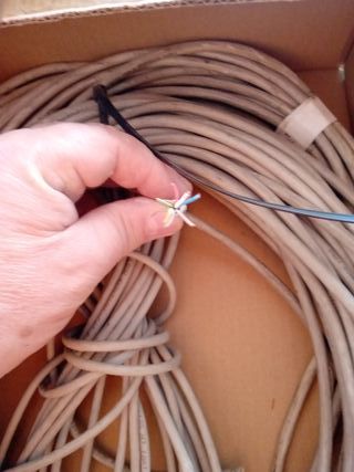 MANGUERA CON 8 CABLES DE COLOR