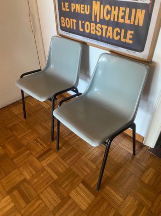 Pareja de sillas Vintage Retro 70s