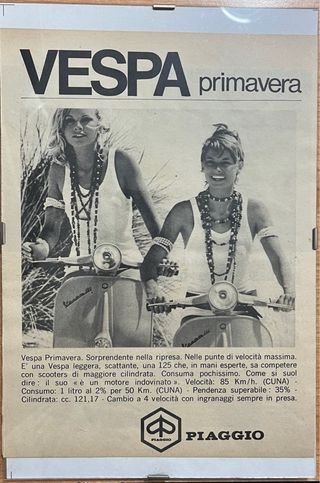 Ritaglio giornale vespa