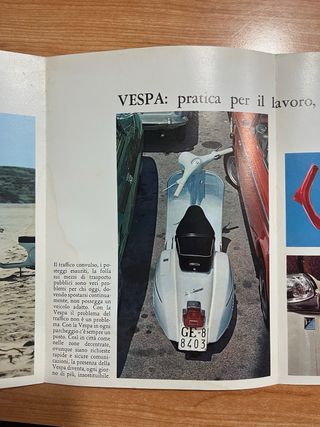 Depliant brochure Vespa 150 super
