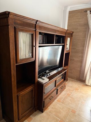 Mueble de salon madera maciza