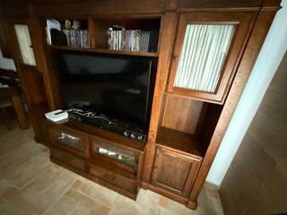 Mueble de salon madera maciza