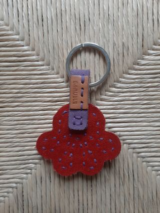 Portachiavi di vero cuio