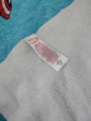 Manta y almohada capitán América