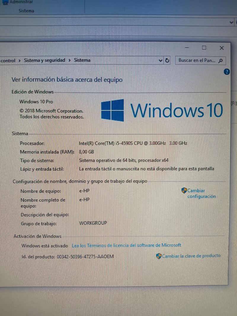 Ordenador HP sobremesa HDMI Home Cinema afbeelding 5