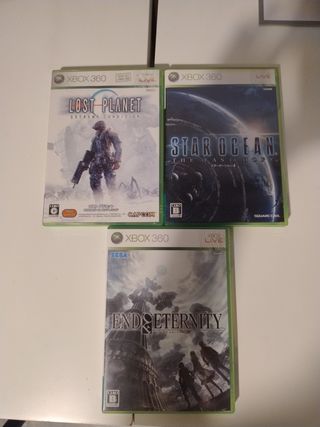 Pack lote videojuegos Xbox 360 japonés JAP