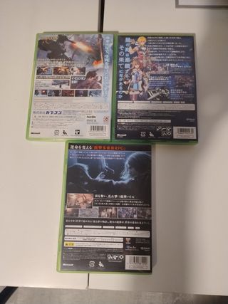 Pack lote videojuegos Xbox 360 japonés JAP