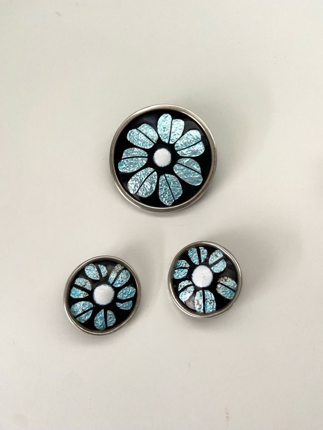 Lote 7 broches y pendientes