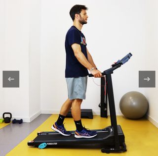 Cinta de andar y correr plegable 