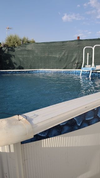 Piscina redonda grande