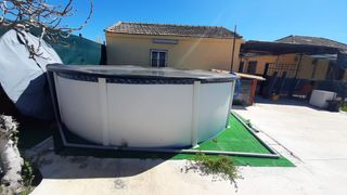 Piscina redonda grande