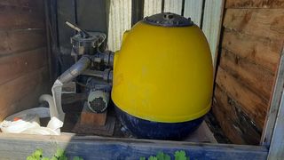 Piscina redonda grande