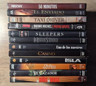Lote de 12 películas en DVD