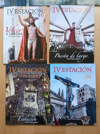 LOTE SIETE REVISTAS SEMANA SANTA DE ZAMORA