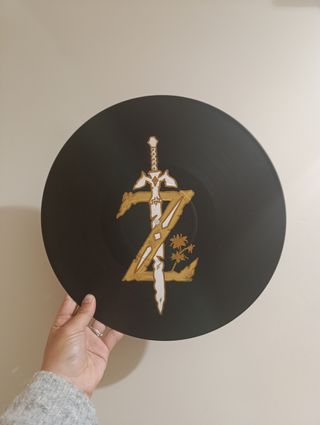 Vinilo pintado the Legend of Zelda