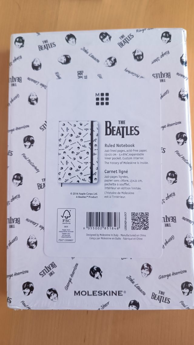 Moleskine Cuaderno Beatles ed. limitada