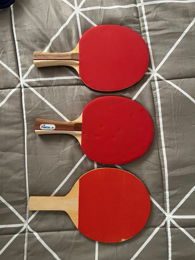 Pack 3 palas ping pong