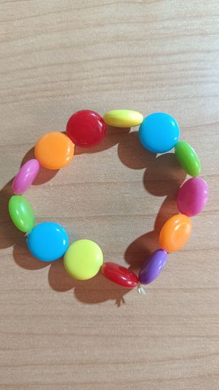 Pulsera colores abalorios Claires