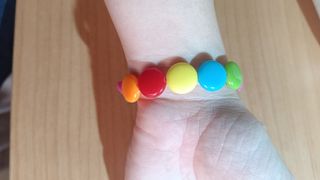 Pulsera colores abalorios Claires