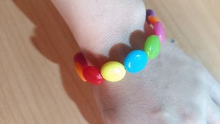 Pulsera colores abalorios Claires