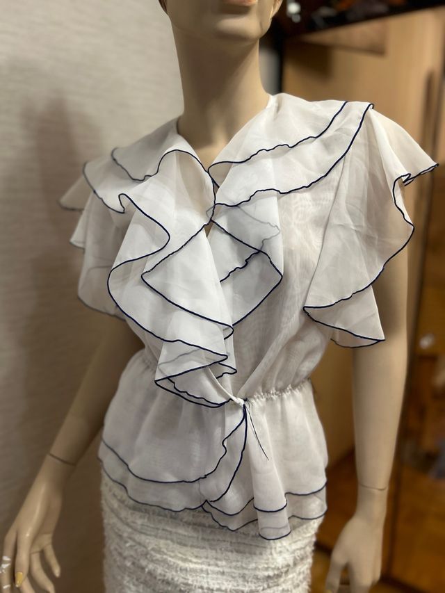 Blusa fina de vestir