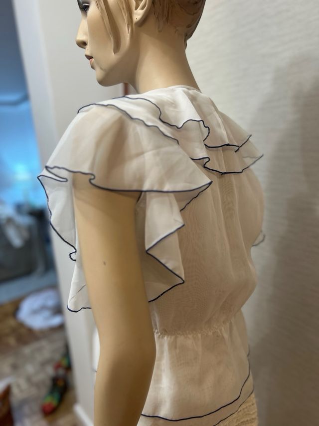 Blusa fina de vestir