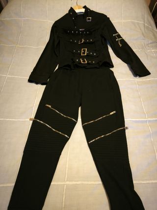 Chaqueta estilo Michael Jackson hebillas