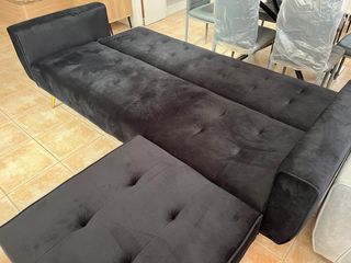 ¡NUEVO! SOFA CAMA CON PUFF MOVIBLE