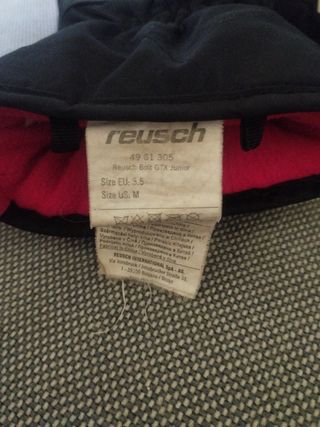 Guantes reusch de nieve 