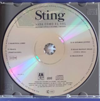 Sting - Nada como el sol CD