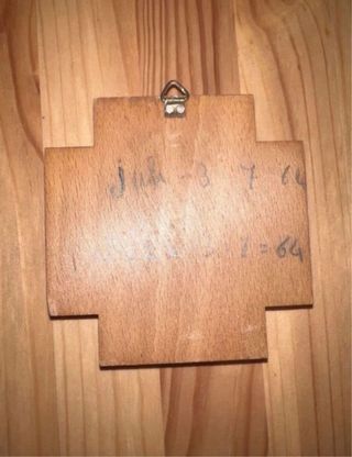 Placa religiosa - Virgen con niños