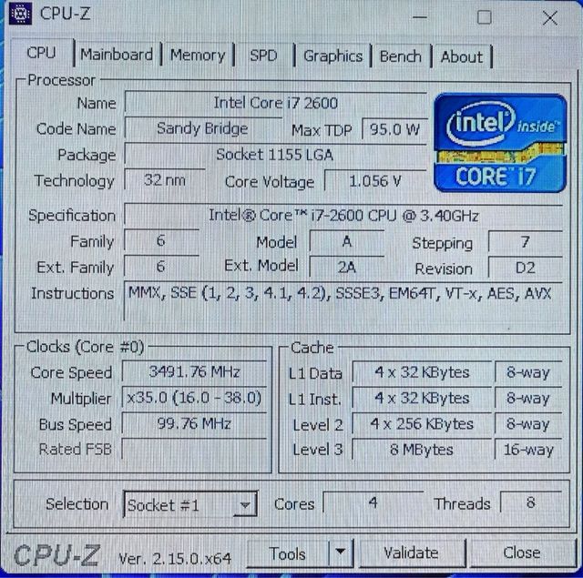 Pc core i7 2600 8gb ram Radeon hd6450