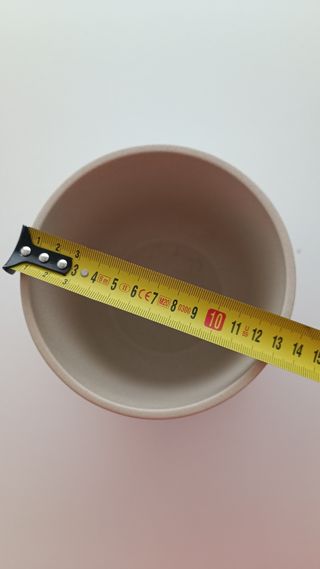 Maceta cerámica crema