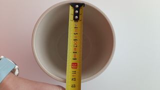 Maceta cerámica crema