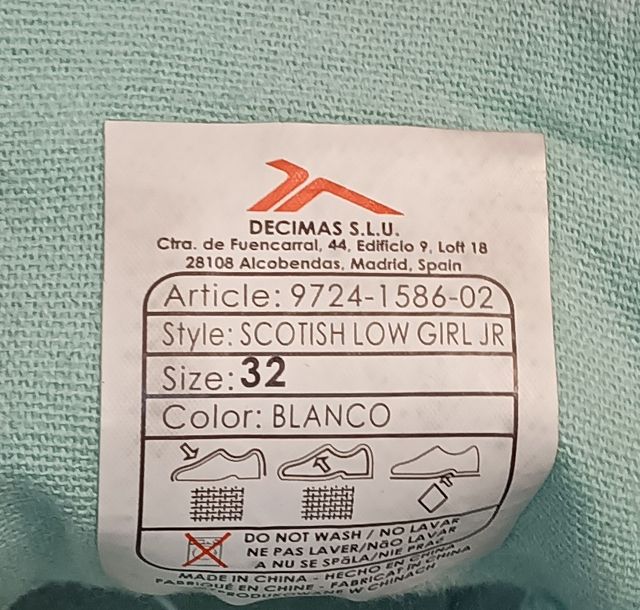 Zapatillas tenth niña Summer Vives 32