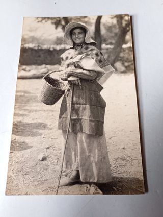Postal Mallorca Campesina Pollensa foto