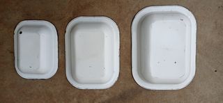 Lote fuentes de porcelana.