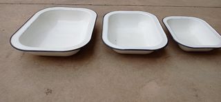 Lote fuentes de porcelana.