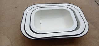 Lote fuentes de porcelana.