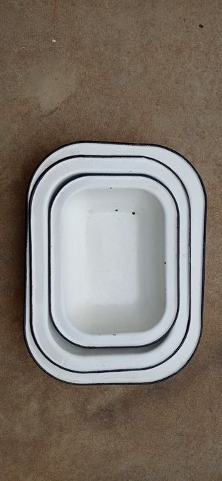 Lote fuentes de porcelana.