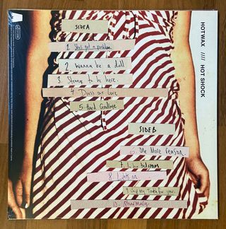 Hotwax – Hot Shock Col. Black & Cream LP, signed 