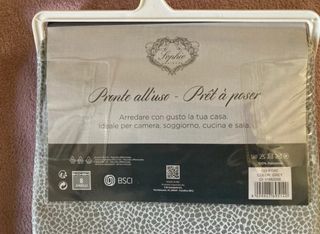 Shopie Maison - 2 Tende “Cloe” grigie con anelli